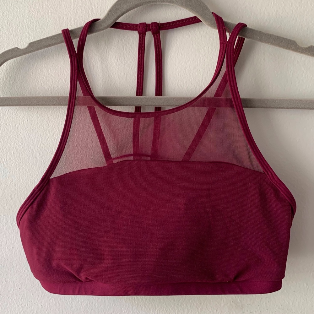 Maroon Lululemon Sports Bra